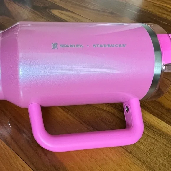 Stanley X Starbucks Pink Shimmery LIMITED EDITION 40 oz, Philippines, NEW - Picture 6 of 16